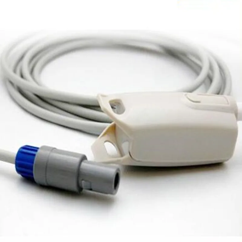 

Совместим с датчиком Mindray Spo2 MEC1000/PM9000, датчик Spo2 с зажимом для пальцев взрослых, датчик пульсоксиметра spo2 из тпу 3 м