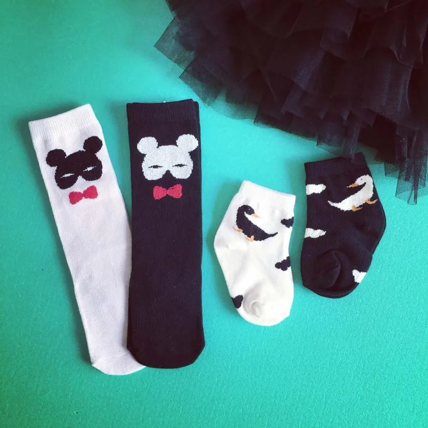 Детская одежда для малышей и девочек Смешанный Хлопок Дышащие гольфы длинные