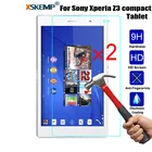 XSKEMP 2 шт.лот 9H Настоящее Закаленное стекло для Sony Xperia Z3 Compact Tablet 8,0 