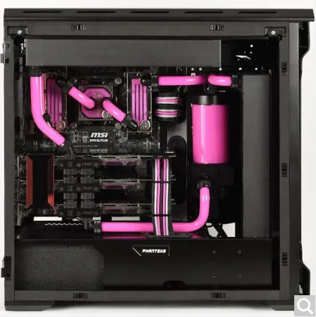 Алюминиевый Чехол для компьютера PHANTEKS 515E ATX(поддержка 2x280 с водяным охлаждением/Откидная алюминиевая боковая панель/с 3 бесшумными вентиляторами