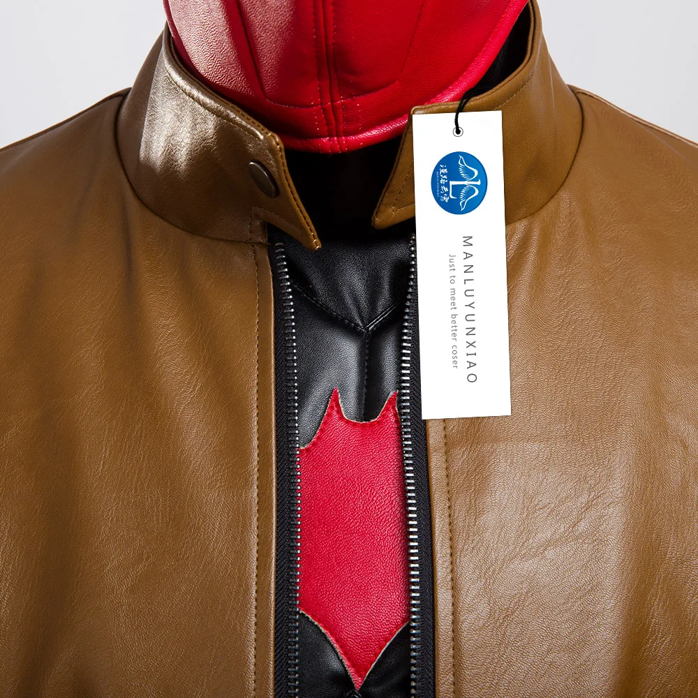 

MANLUYUNXIAO High Quality Batman Jason Todd Costume Red Hood Cosplay Costume Halloween Costumes For Men Custom Made