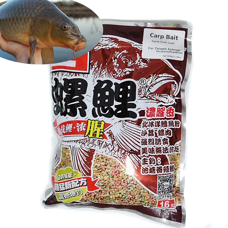 Toppory 340 г/пакет приманка для ловли карпа Herabuna Fishing Hera Field Snail Strong Fishy Fishmeal черная