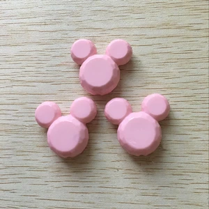light pink Выберите цвет) 50 шт./лот 37x33 мм массивные бусины в виде голов для массивных ювелирных изделий ожерелье - Цвет: light pink