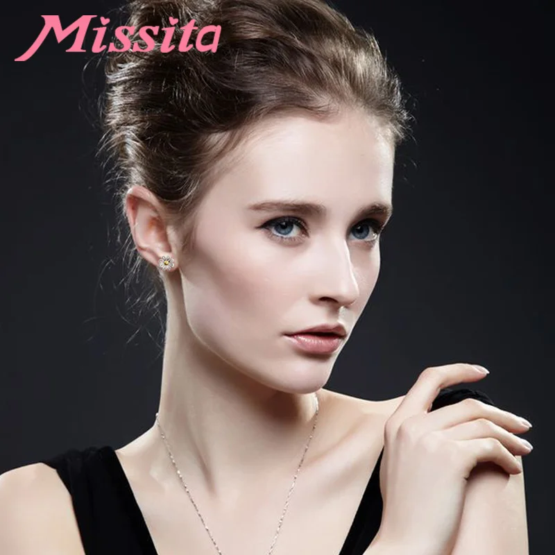 MISSITA 2019 новые серьги в виде цветов для женщин серебряного цвета ювелирные изделия