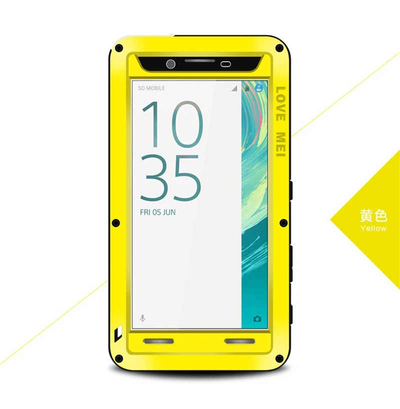 LOVE MEI металлический алюминиевый чехол для sony Xperia X, мощный защитный противоударный водонепроницаемый чехол для sony Xperia X F5122 F5121