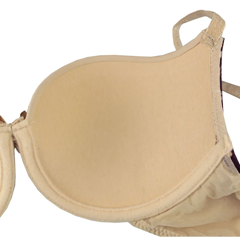 Комплект женского нижнего белья бюстгальтер на косточках с чашками 3/4 пуш-ап