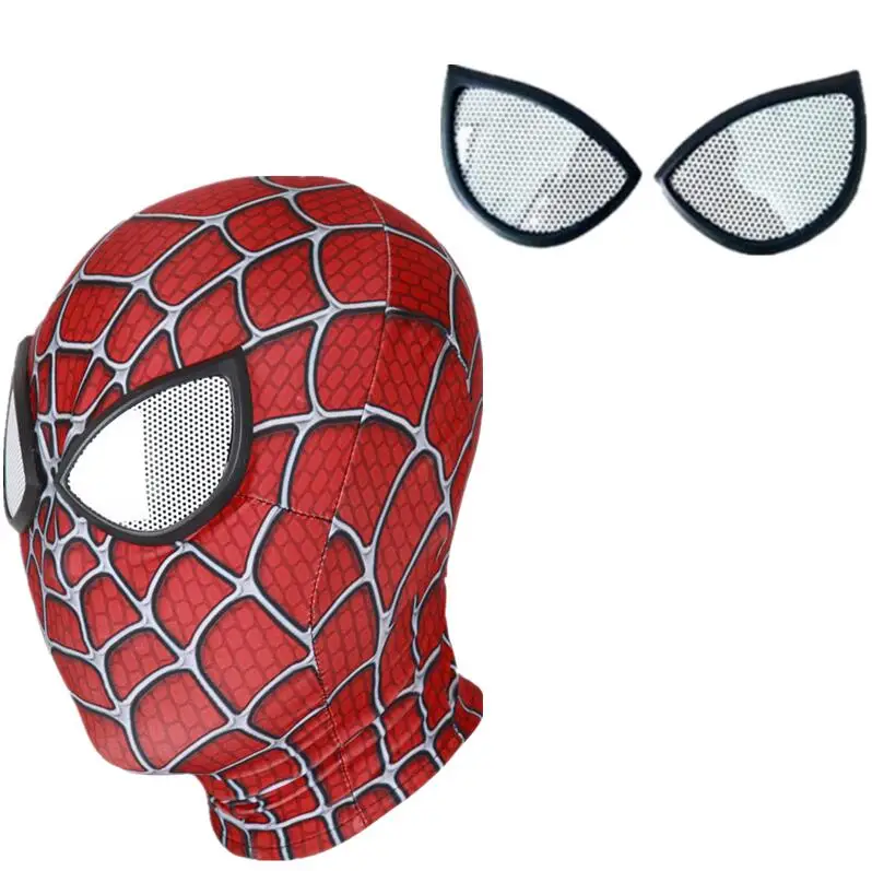 A Spider 3 Raimi маска линзы 3D косплей Паук супергерой реквизит маски - Цвет: A