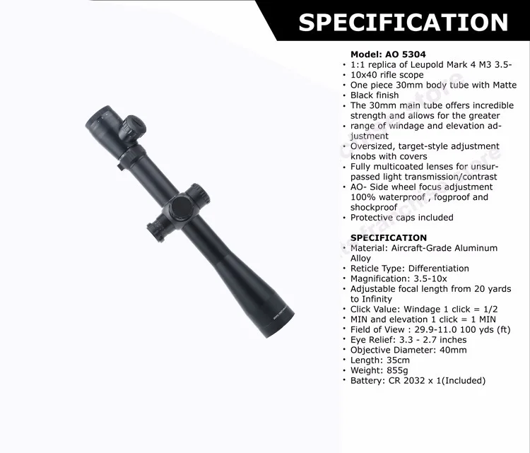 SEIGNEER снайперская охотничья оптика Riflescope 3,5-10X40 охотничий прицел с двойной Красной и зеленой подсветкой Оптика Вивер/Пикатинни прицел