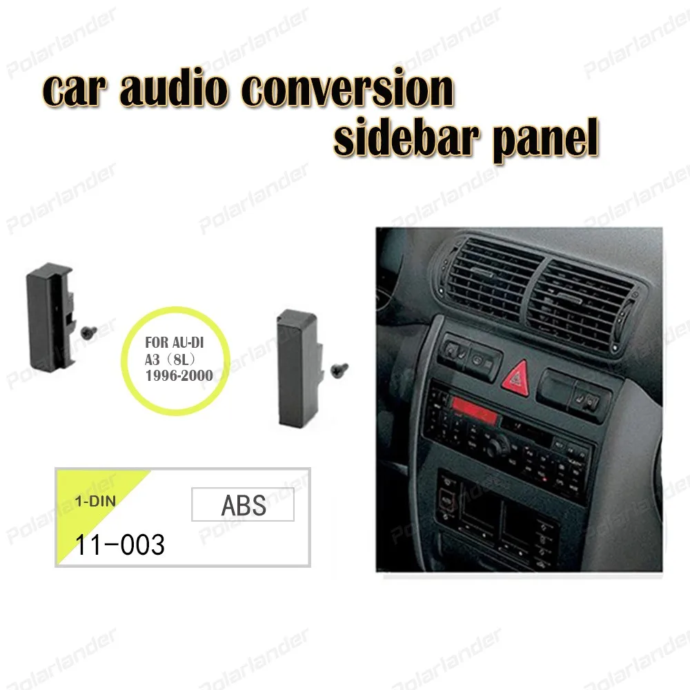 

CD conversion sidebar panel FOR AU-DI A3 (8L) 1996-2000 ABS material original car interior colors black 1-DIN