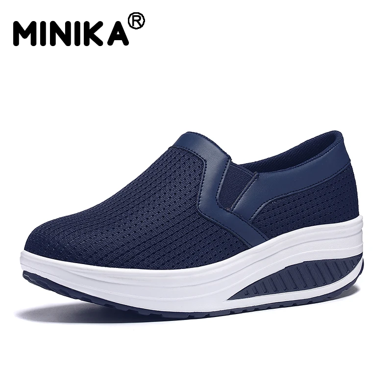 Minika/Женская обувь Повседневные кроссовки на платформе Женская