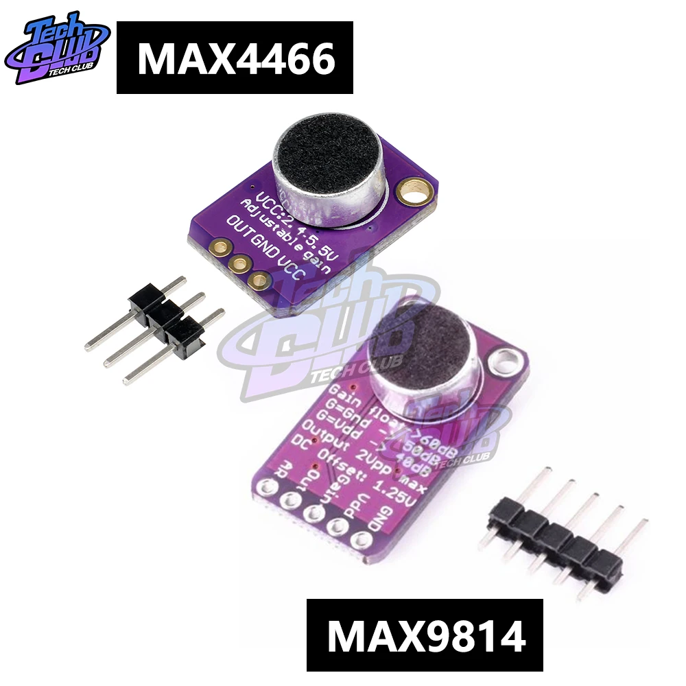 Микрофон MAX9814 2 7-5 5 В системная плата модуль датчика звука автоматическая атака