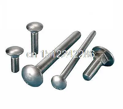 

Lot25 Metic Steel M6 x 12mm Cup Square Hex Carriage Screws Bolts Coach Bolts