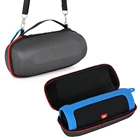 Жесткий чехол 2 в 1 из ЭВА на молнии, сумка для хранения + Мягкий силиконовый чехол для JBL Charge 4, Bluetooth Колонка для JBL Charge 4, чехол