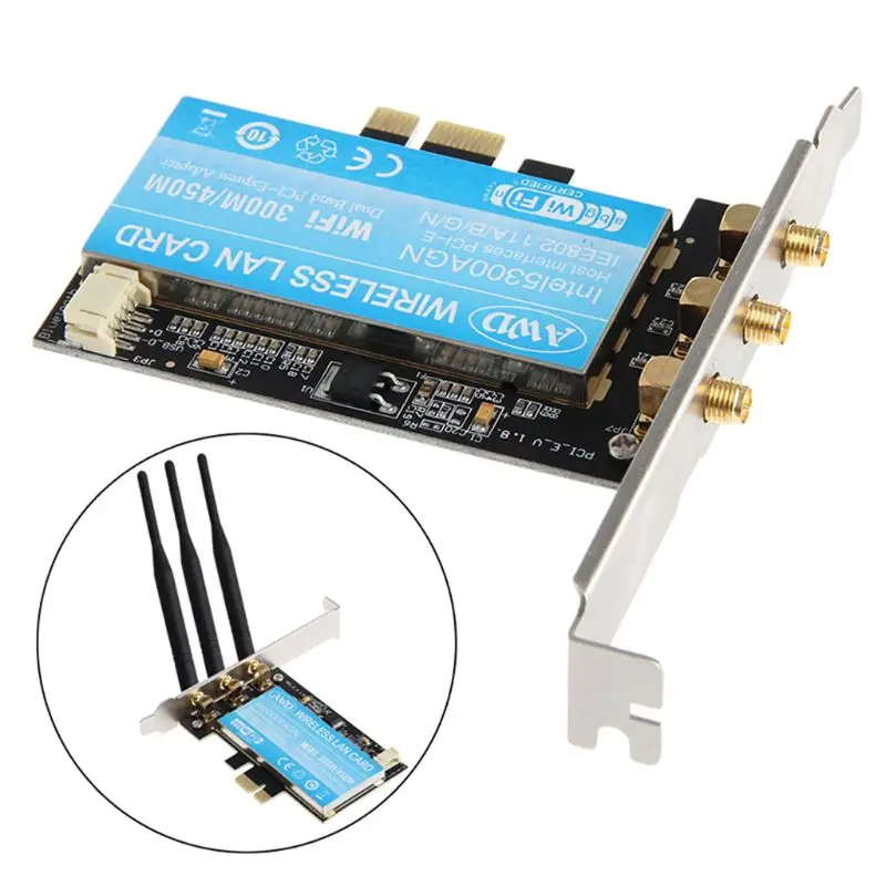 Новейший 1 Набор для Intel 5300AGN 450M двухдиапазонный 5 GHz/2 4 GHz PCI E беспроводной WiFi