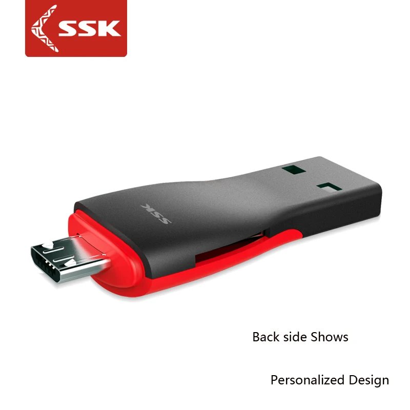 Лидер продаж картридер SSK SCRS600 USB 2 0 поддержка Micro SD/T Flash карты с функцией OTG для