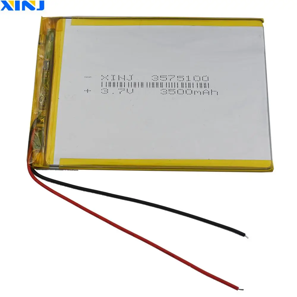XINJ 3 7 V 3500 mAh литий полимерный аккумулятор 3575100 для PSP DVD телефон игровой плеер