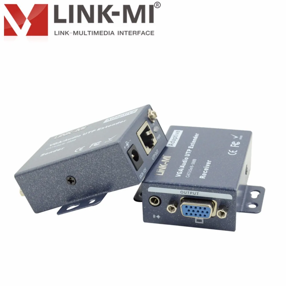 LINK MI 101TRS VGA Extender 100M over CAT5/UTP STP cable Support Windows7 Solaris Linux FreeBSD|cable manufactures|cat5 100mcat5 extender |