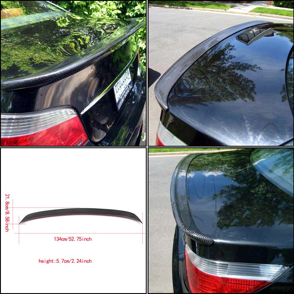 Спойлер для багажника BMW E60 M5 Sedan 2005 2008 спойлер багажника|spoiler wing|lip spoilercarbon fiber spoiler