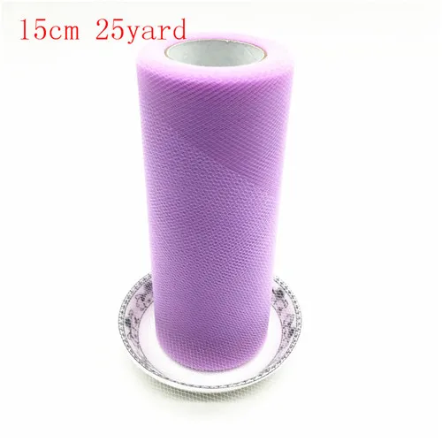 25yard c24 15 см 10/25 Ярдов Блестящий рулон тюля с блестками катушка пачка Свадебная отделка органзы лазер DIY ремесло день рождения поставки - Цвет: 25yard c24