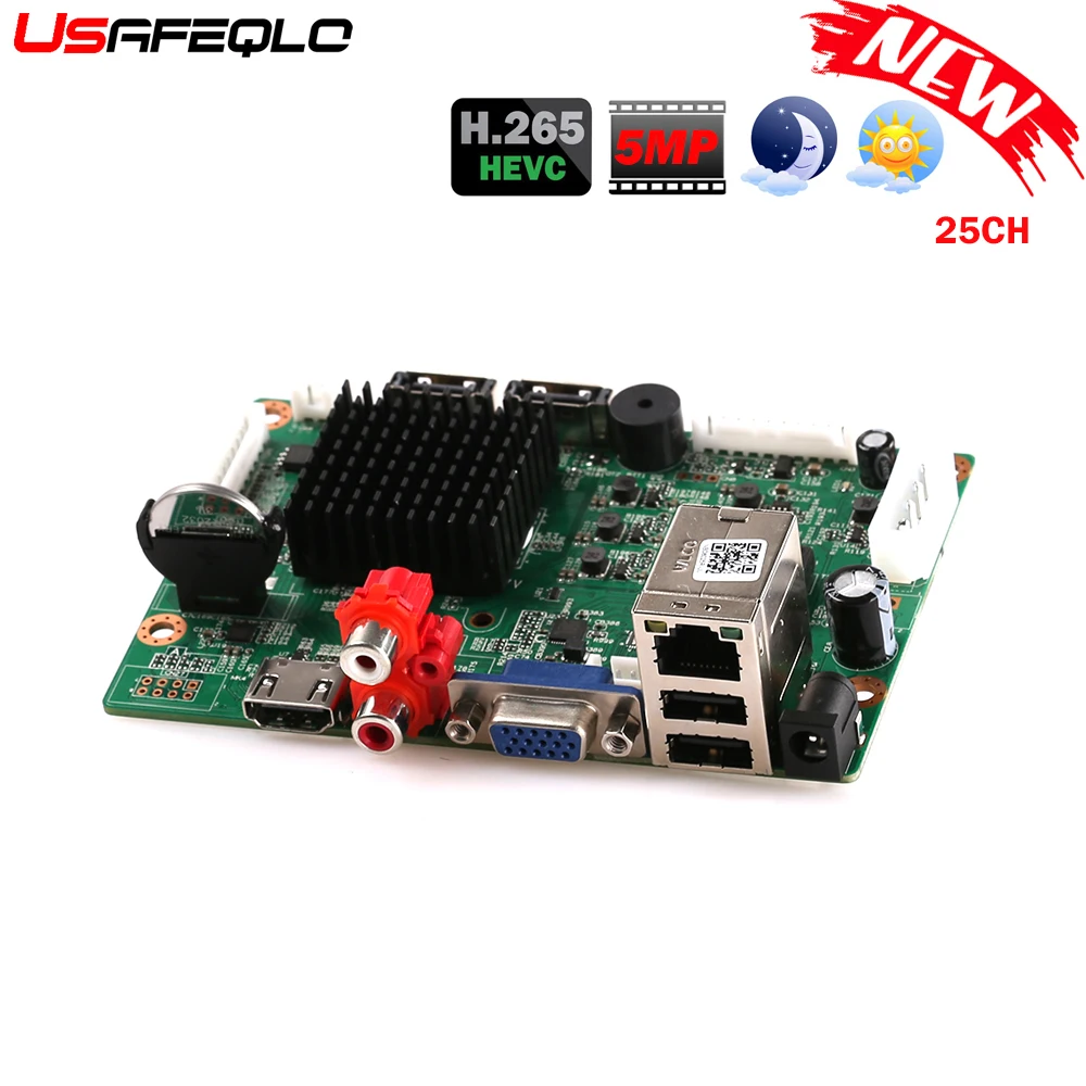 32CH 1080P CCTV NVR плата HI3536 2 SATA порта ONVIF безопасности видео рекордер плата 32CH 1080 P/25CH 5MP видео вход 1CH аудио I/O