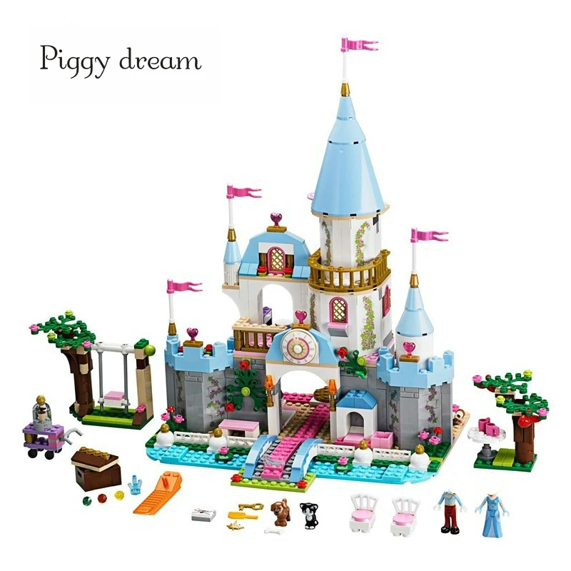 Золушка Legoings Принцесса Эльза модель строительные блоки наборы Русалка Ариэль