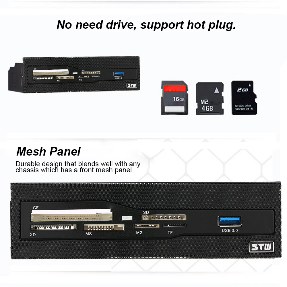 Лидер продаж устройство для чтения внутренних карт USB 3 0 приборная панель ПК