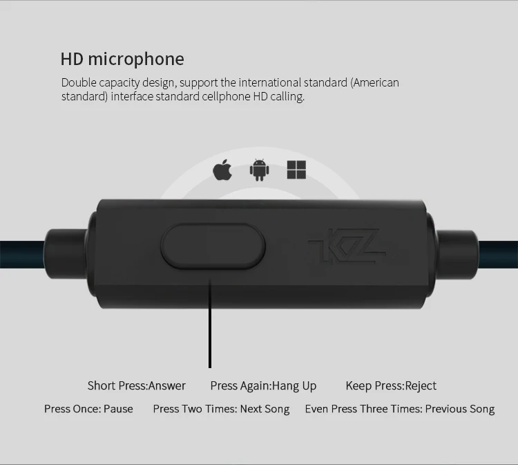 KZ ZS6 наушники 8 динамические наушники-вкладыши HIFI наушники спортивные наушники для мобильного телефона Xiaomi ZS10 AS10 ZST