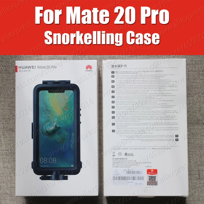 Чехол для подводного плавания для huawei mate 20 Pro, защитный чехол для дайвинга, водонепроницаемый Официальный чехол для подводной съемки mate 20 Pro