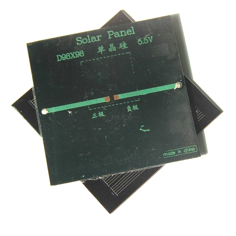 BUHESHUI эпоксидная 1 2 W 5 V солнечная батарея Монокристаллический Модуль DIY Солнечная