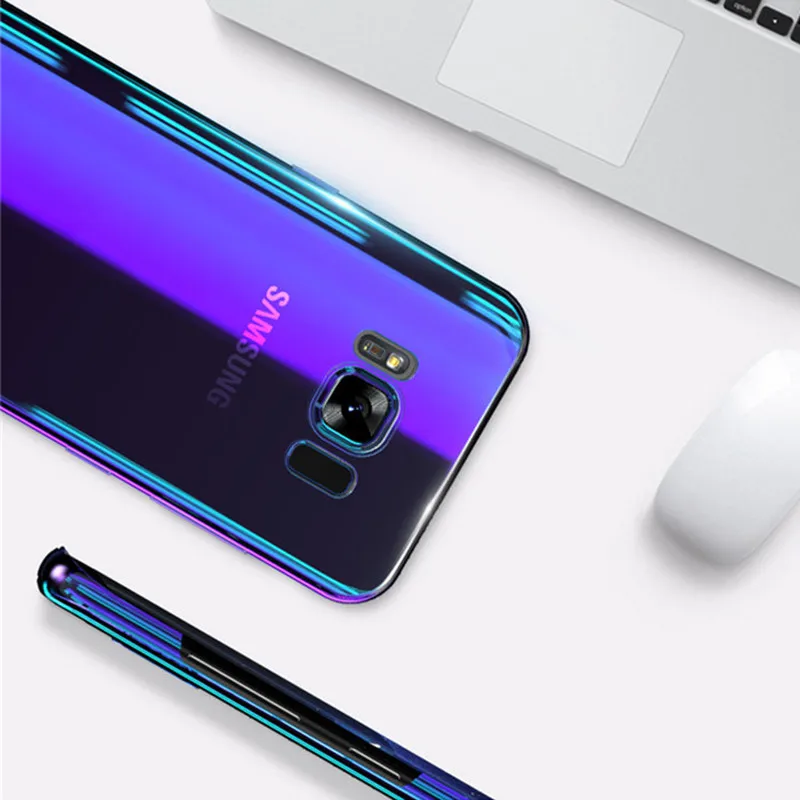 Ультратонкий чехол для телефона samsung S8 S9 Plus Жесткий Чехол Galaxy S7 Edge Note 8