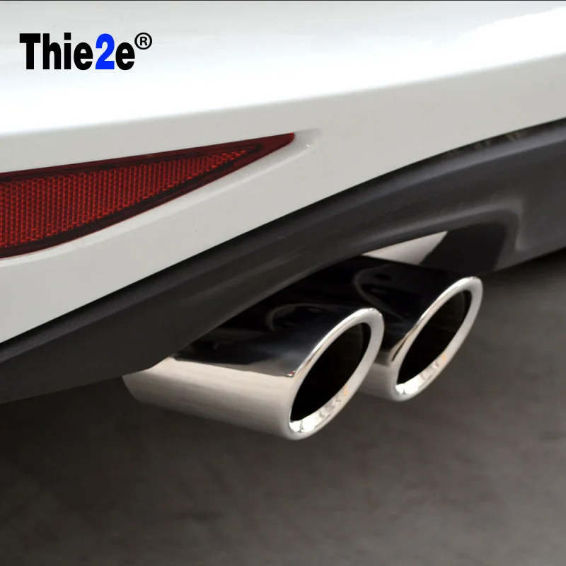 Выхлопной глушитель из нержавеющей стали 7 дюймов для VW golf 6 mk mk7 2013 /Scirocco 1 4 T TSI AUDI