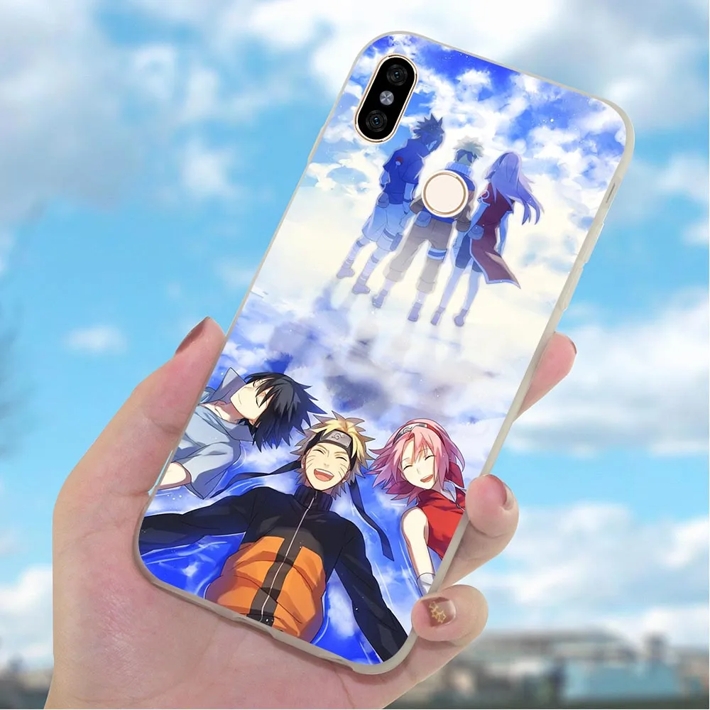 Мягкий ТПУ чехол для телефона Xiaomi Mi A2 Наруто мультяшный A1 8 Lite 9 9se Redmi 4A 4X 5 Plus 5A Prime 6A