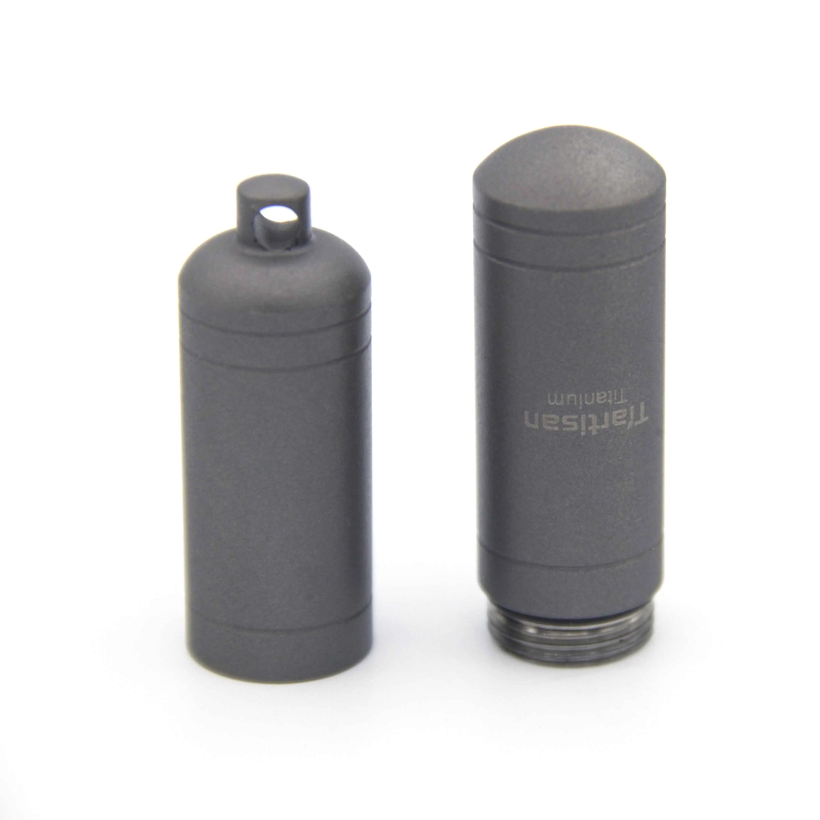 Ta6116F-Gray Ti artisan Титан портативный герметичный чехол для таблеток контейнер водонепроницаемый контейнер для хранения на открытом воздухе кемпинг 3 цвета на выбор - Цвет: Ta6116F-Gray