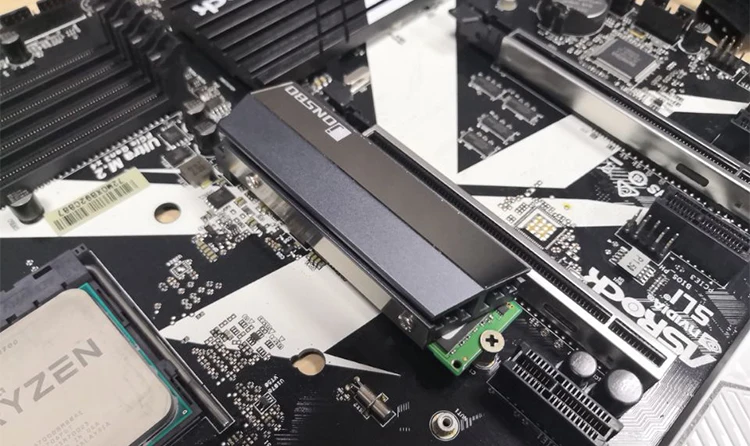 Радиатор M.2 SSD для твердотельного жесткого диска 2280 полностью алюминиевый