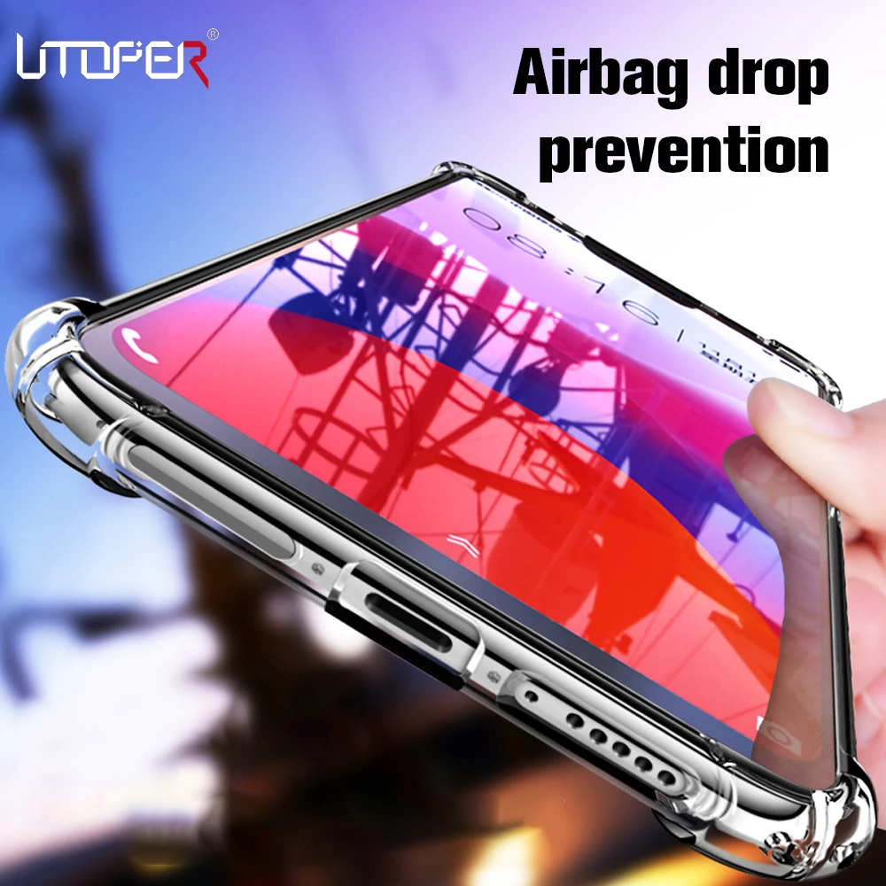 For Oneplus 6 Case 7 Silicone Soft Clear Transparent Cover One Plus 5 1+6 1+7 Shockproof |