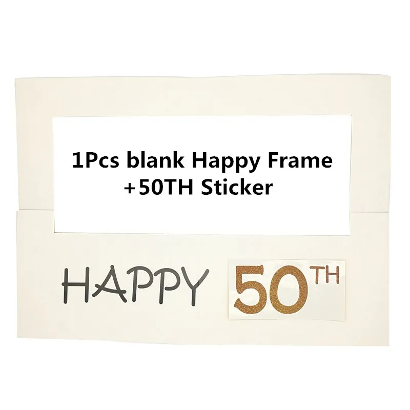 Chicinlife Happy 30/35/40/50th бумажный фото стенд реквизит фоторамка юбилей 30 лет украшения для вечеринки в честь Дня рождения Подарочные принадлежности