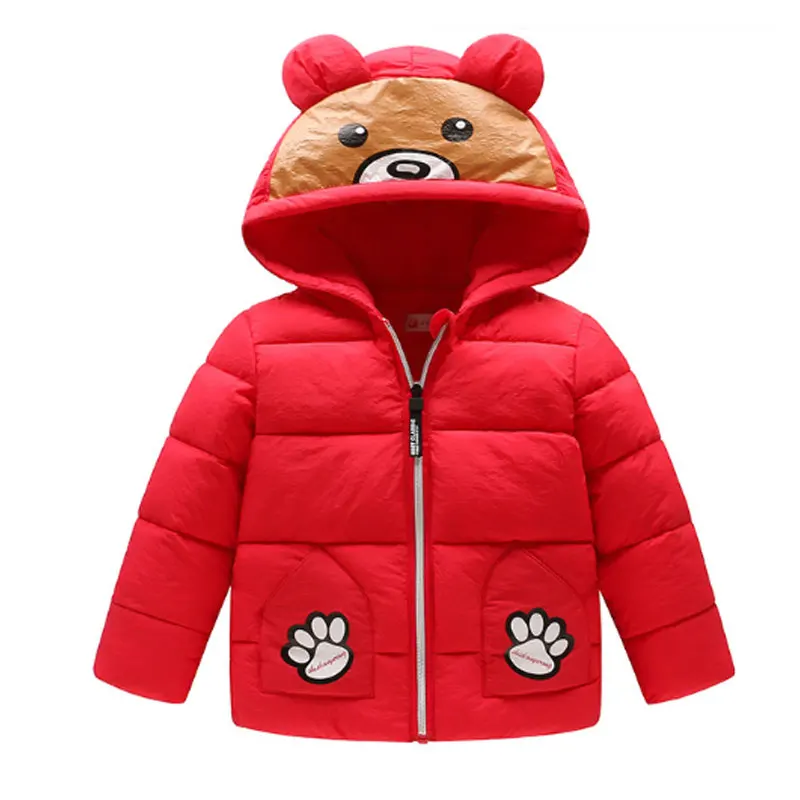 Детская куртка с капюшоном изображением мультипликационных персонажей в