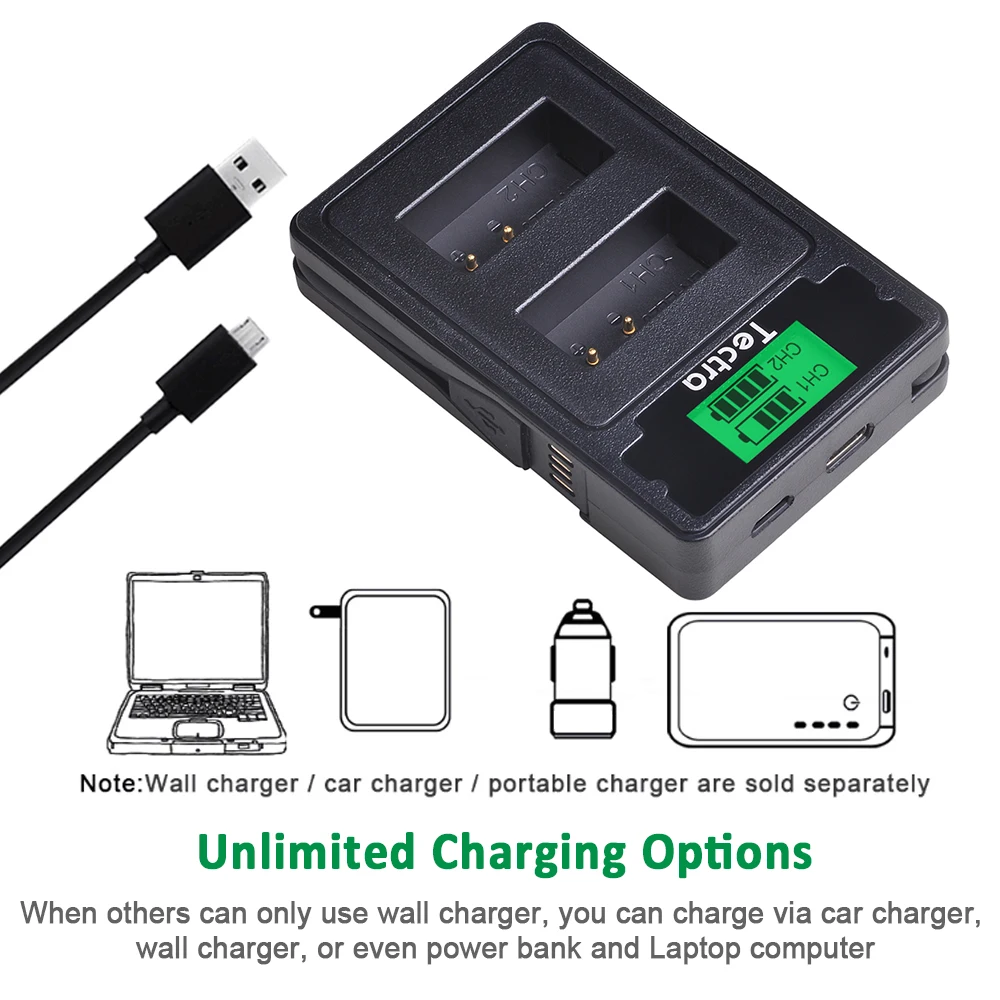 2 шт. 1200 мАч EN-EL20 EN EL20 EL20a батарея + ЖК-дисплей USB зарядное устройство Type-C порт для Nikon