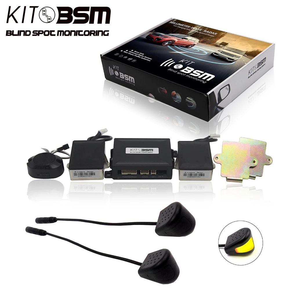 

KITBSM Easy installation 24HZ microwave side collision Parking Assistance car blind spot sensor assist BSM system for universal