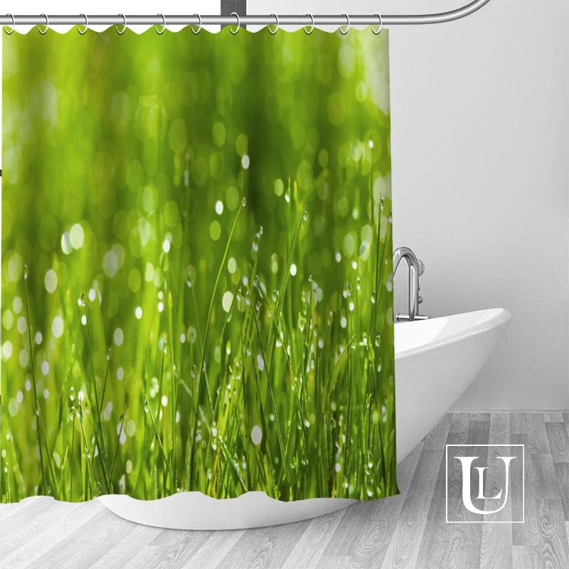 Изготовленный На Заказ занавеска трава ткань Современная душевая шторы ванная