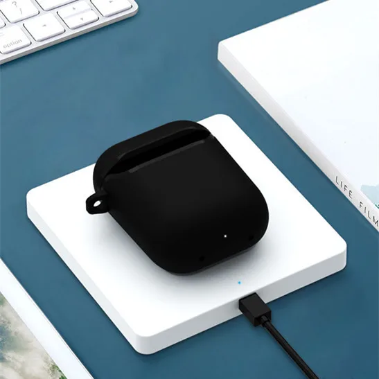 Портативное QI Беспроводное быстрое зарядное устройство для iPhone/Airpod 2