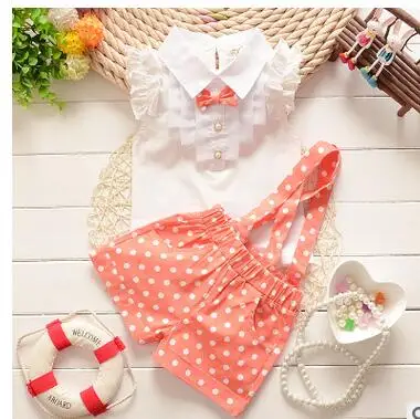 Детская одежда для маленьких девочек Летние Стильные комплекты с платьем