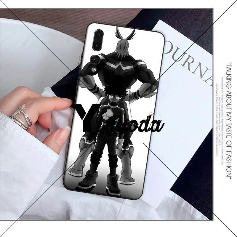 Yinuoda My Hero Academia Olmert Soft Silicone Phone Case Cover for Huawei Mate10 Lite P20 Pro P10 Plus Honor 9 10 Mobile | Мобильные