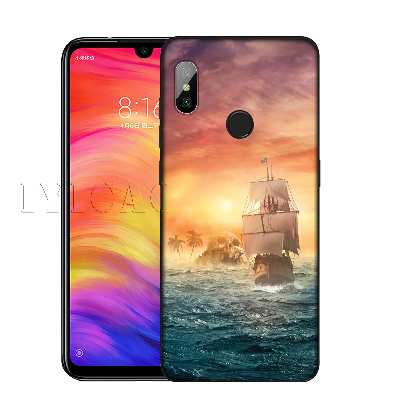 IYICAO Морской спрей Мягкий силиконовый чехол для телефона Xiaomi Mi 10 9 9T CC9 CC9E 8 SE A3 Pro A1 A2
