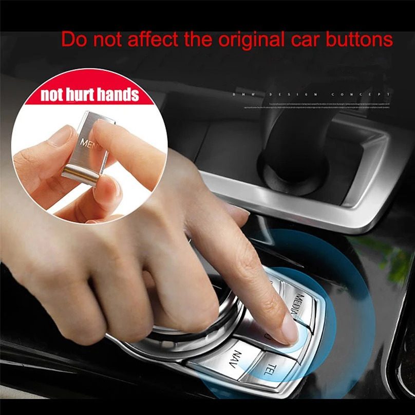 Автомобильная наклейка iDrive Multi-Media 7-Button Обложка для BMW 2 3 4 5 6 X5 X6 i3 Z4 Series | Автомобили
