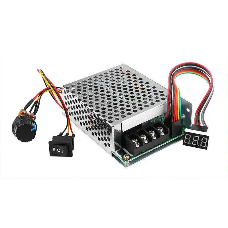 Высококачественный DC10 55V 12 V 24 36 60A PWM контроллер скорости двигателя CW CCW
