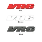 Автомобильная наклейка VR6 из металлического сплава, эмблема, эмблема, автомобильная наклейка