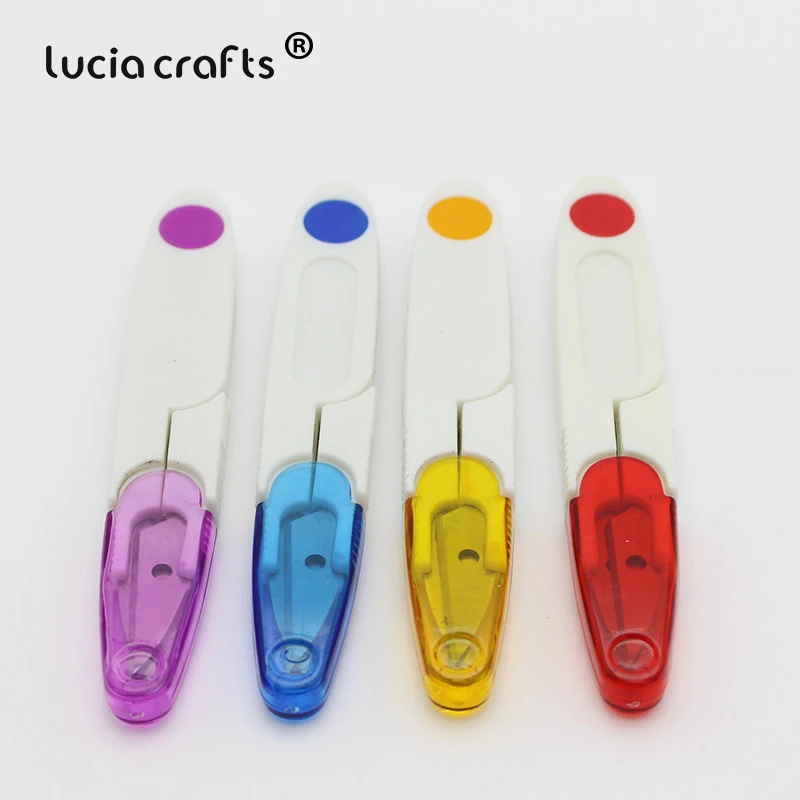 Lucia Crafts 11 см случайный цвет портной ножницы Швейные СНиП резец резьбы крест швейные ножницы 1 шт/Лот J0224