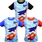 Новинка 2019, футболка Ralph Lauren из интернет-игры Крушение-It, футболка для мальчиков и девочек, международная торговля, детская одежда, Детский костюм