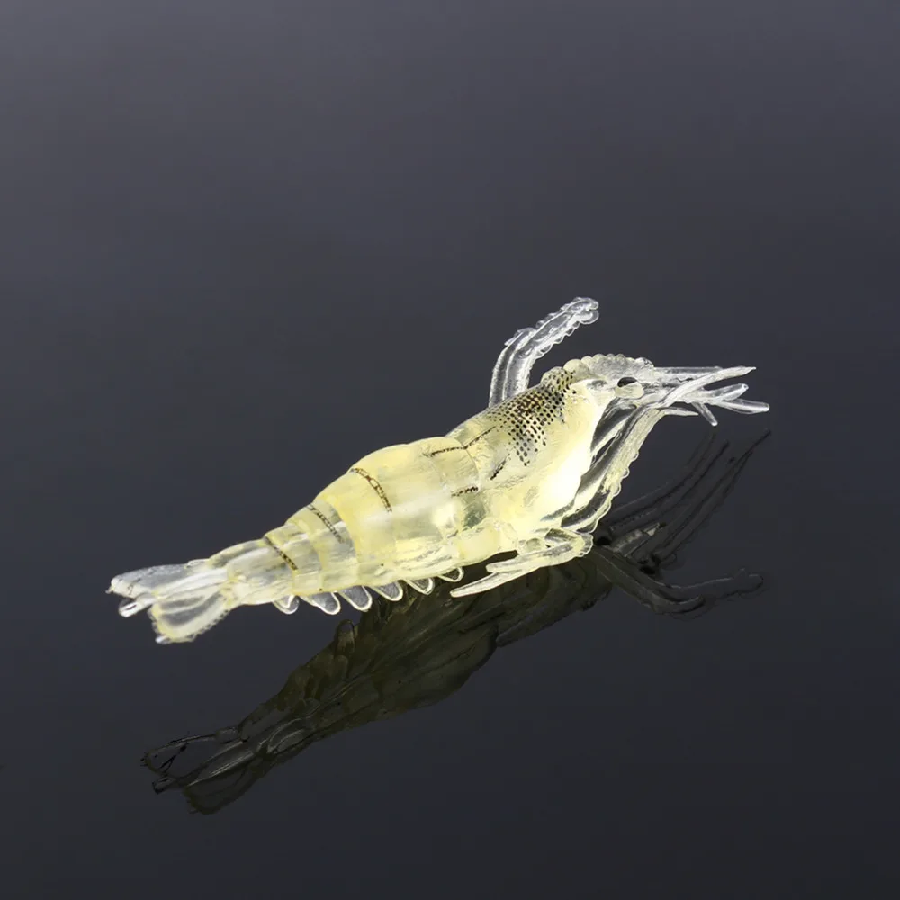 10 шт./лот 5 см рыбной ловли креветок Приманка Креветки кальмар приманка блесна